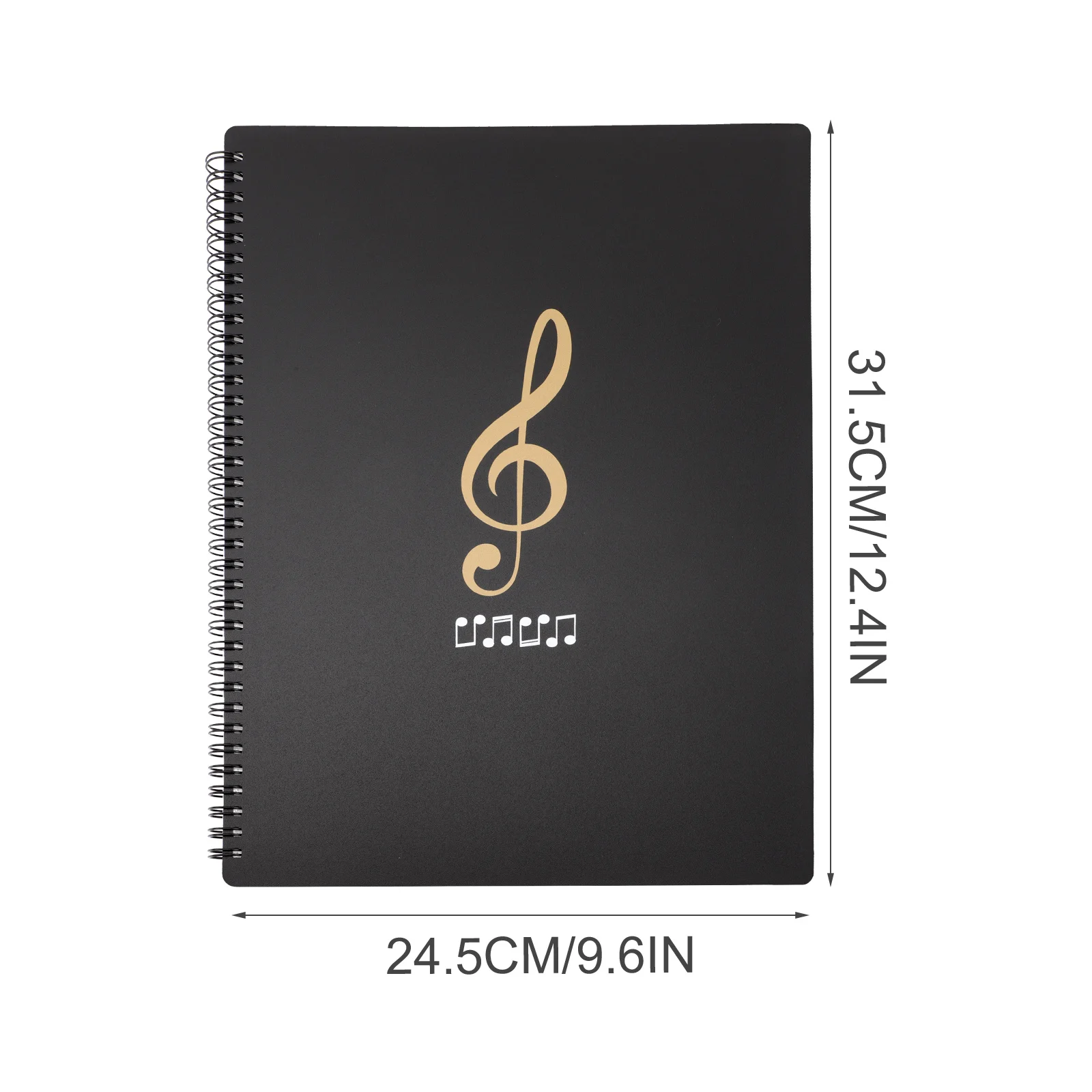 

A4 Music Folder Plastic Sturdy Waterproof Lightweight Large Capacity Piano Score Document Organizer File Paper Folder