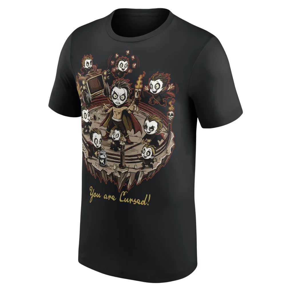 Men's Black Danhausen and the Minis T-Shirt 3D Printed Outdoor Sports Quick Drying Short Sleeve Top Daily Casual T-Shirt 5XL