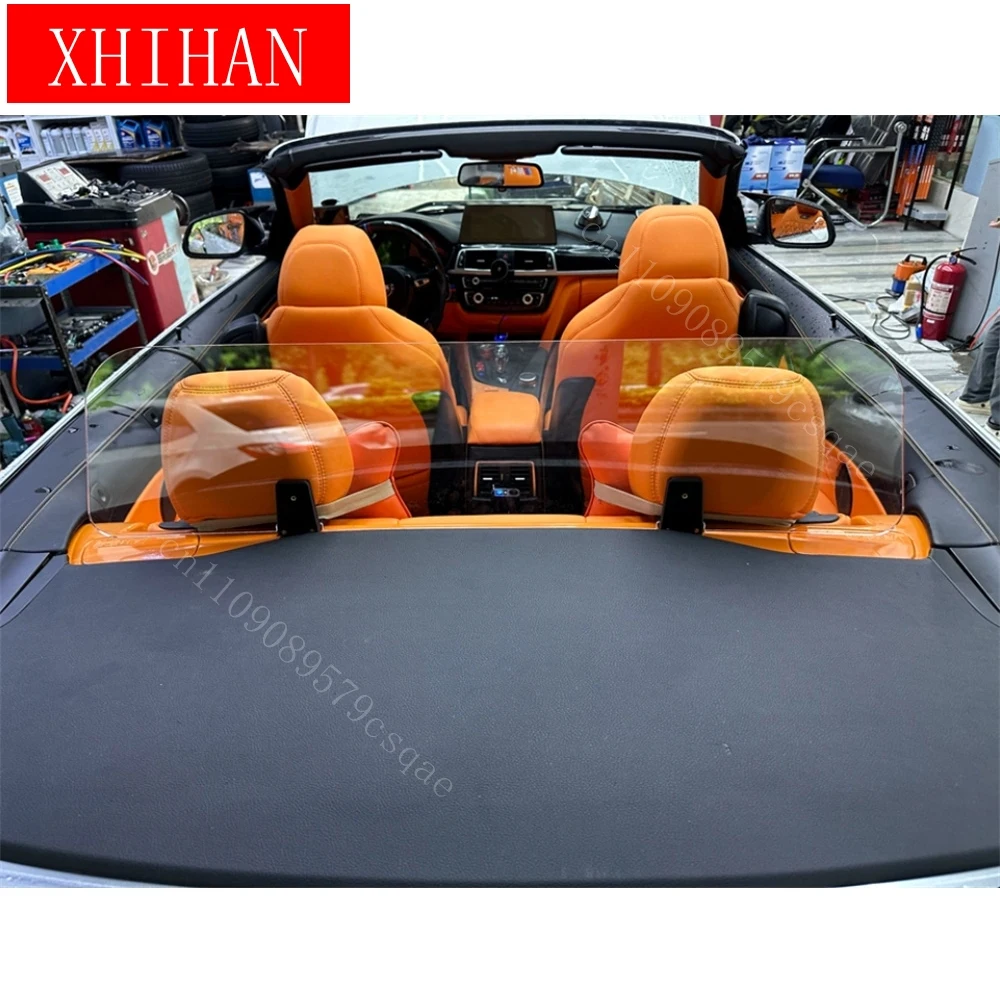 Image of Windabweiser-Spoiler für BMW 4er Serie F33 2012-2020 Transparenter Windabweiser