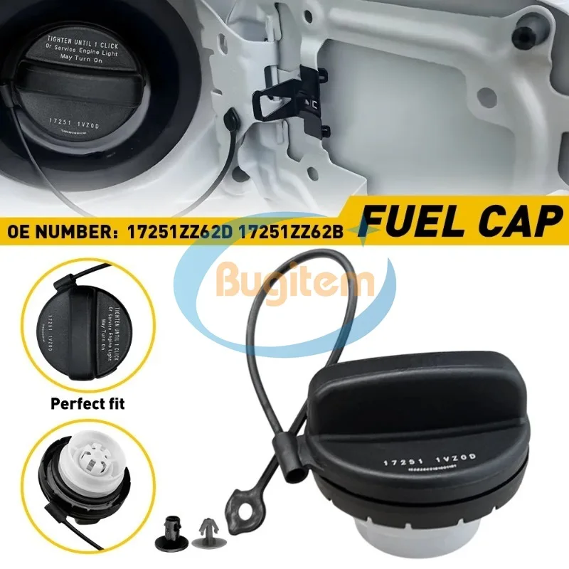 

17251ZZ62D 17251ZZ62B Fuel Tank Gas Cap For Nissan Armada 2011-2013 Frontier 2011-2020 NV1500 NV2500 NV3500 Pathfinder Xterra