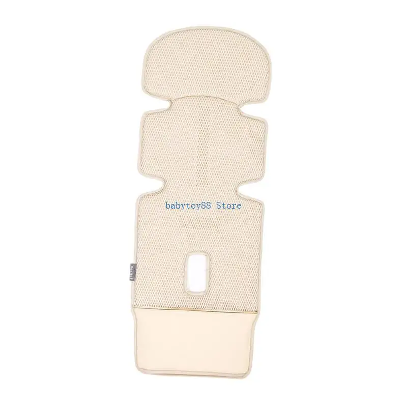Y4UD Breathable Pram Pad Toddlers Newborns Strollers Liner Summer Strollers Cooling Pad With 3 Speed Ventilation Fan