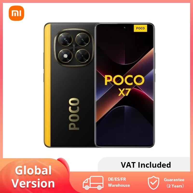 World Premiere POCO X7 Global Version Smartphone Dimensity 7300-Ultra 6.67