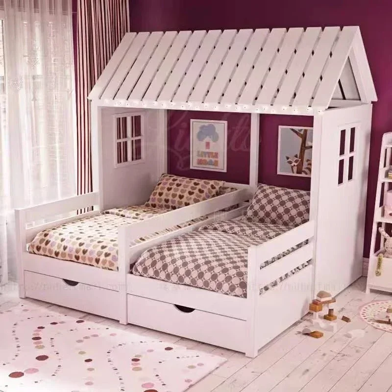FACTORY PRICE Solid wood tree house bed children's bed