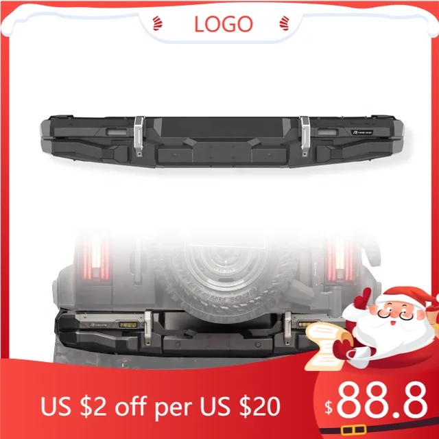 

STLF New Arrival Off Road Modification Aluminum Carbon Steel Ark Rear Bumper for GWM Tank 300 Accessories