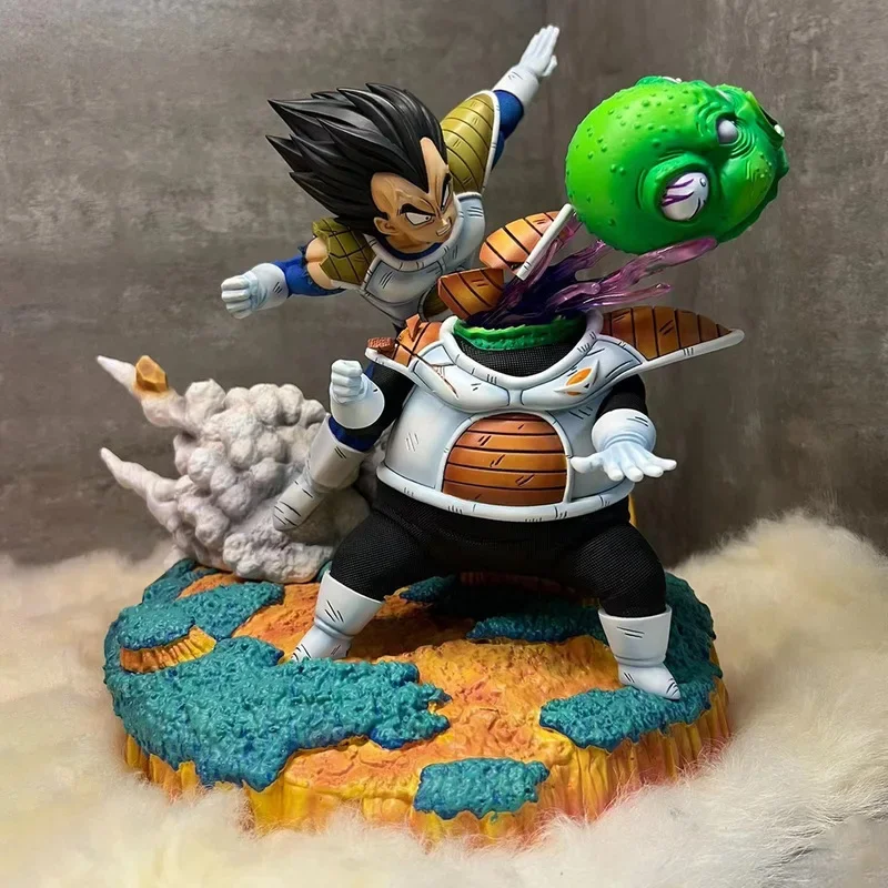 21cm Anime Dragon Ball Figure Vegeta Vs Guldo Statue Dbz Ginyu Force Pvc Action Figures Collection Model Toy Boy Holiday Gift