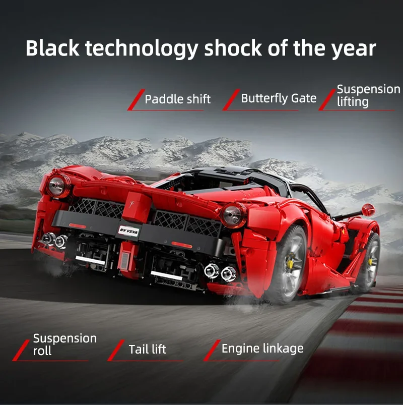 

Cada 4739PCS Technical City Racing Car Hypercar Model Building Blocks Sportscar Vehicle Bricks Toys Children Kids Gifts