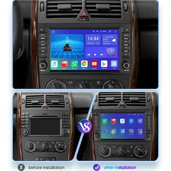DSP Carplay 4G-LTE 8'' Android 14 Autorádio Multimediální přehrávač pro Mercedes Benz W169 W245 B200 W906 Sprinter W639 Vito 8 nejlepší prodej Multimédia Mercedes W169 - №5
