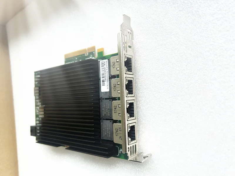 For SiIicom PE310G4I40EU-T PE310G4I40EU X540-T4 Four Port 10 Gigabit Ethernet Card Supporting Diskless Operation 01KM586