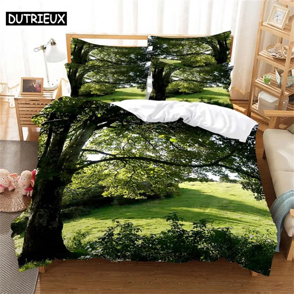 

Forest Bedding Set Duvet Cover Set 3d Bedding Digital Printing Bed Linen Queen Size Bedding Set Fashion Design bed cover set