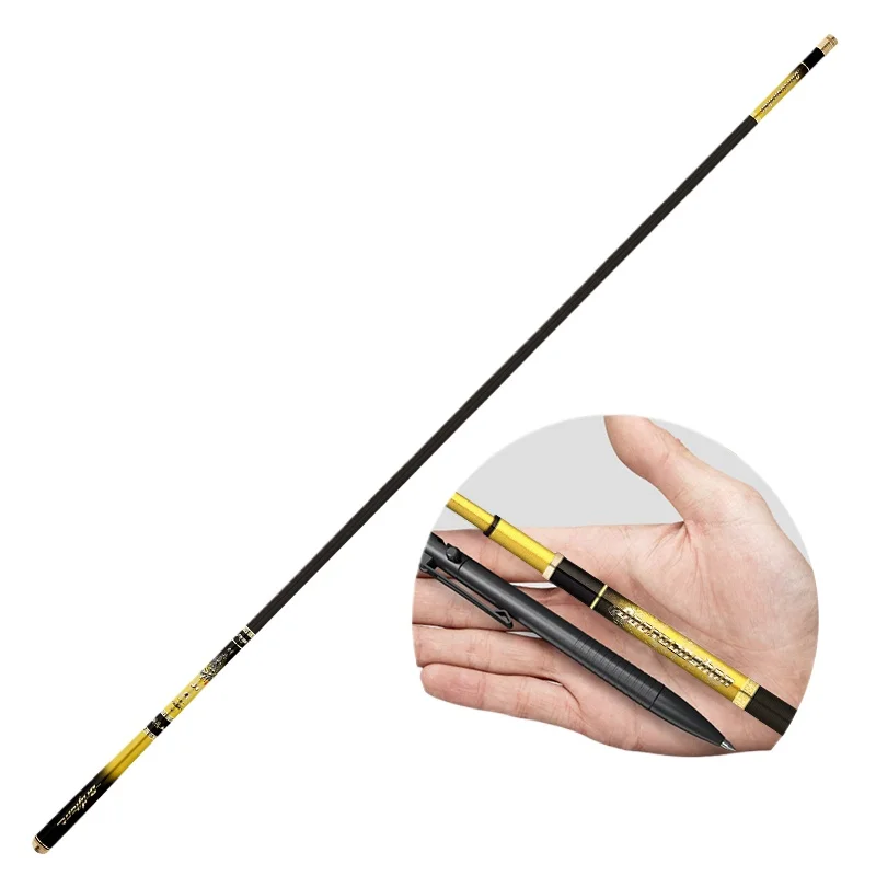 

DXS 37/28/19 Tune Telescopic Hand Fishing Rod Carbon Fiber Ultralight Carp Feeder Rod Super Hard Stream Lake Pole Reservoir Pond
