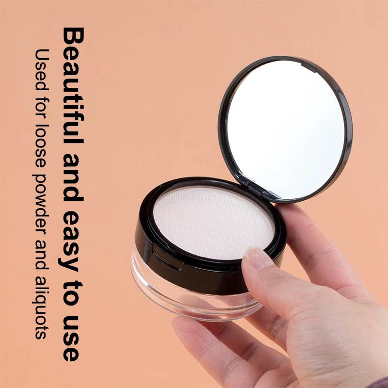 5/10g Empty Air Cushion Puff Box With Powder Puff Mirror Elastic Mesh Portable Makeup Case Container For Loose Powder