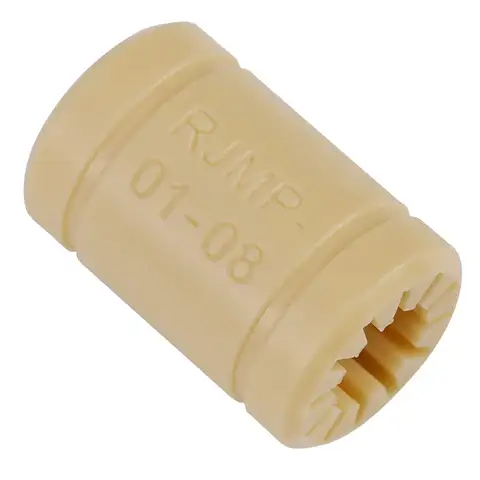 1Pc 3D Printer Solid Polymer LM8UU Bearing 8mm Shaft Noise-Reducing, Lubrication-Friendly, for RepRap, Prusa, Voron, Bambu Lab