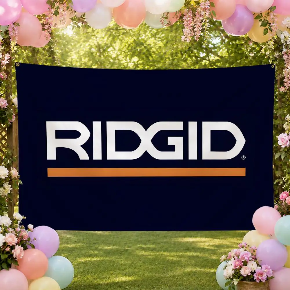 Tools Plumbing Professional RIDGID Flags Fan Banner Tapestry Wall Hanging Garage BarDorm Camp Party Outdoor Home Decor Gift