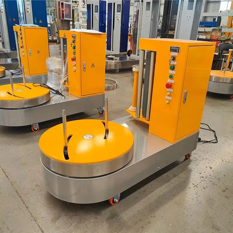 

High Throughput Luggage Wrapping Kiosk Airport Luggage Wrapping Machine Baggage Wrapping Machine for Airport Terminal