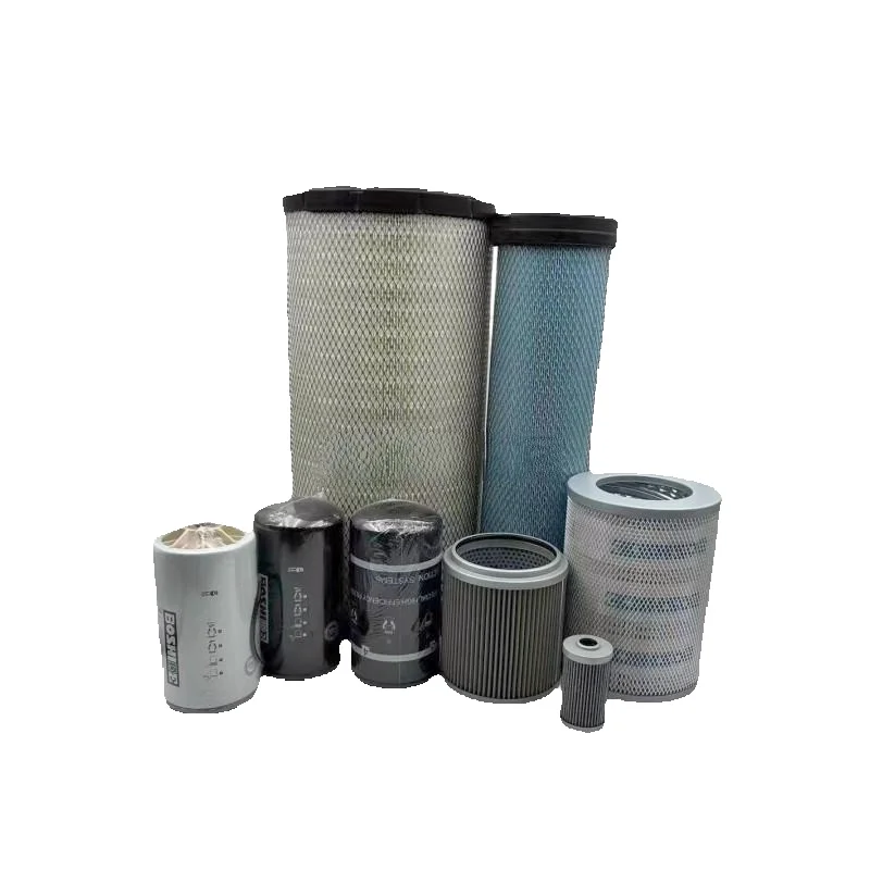 For Komatsu pc 200/210/220/240-8 diesel grid air hydraulic return oil inlet complete set of filter element accessories Excavator