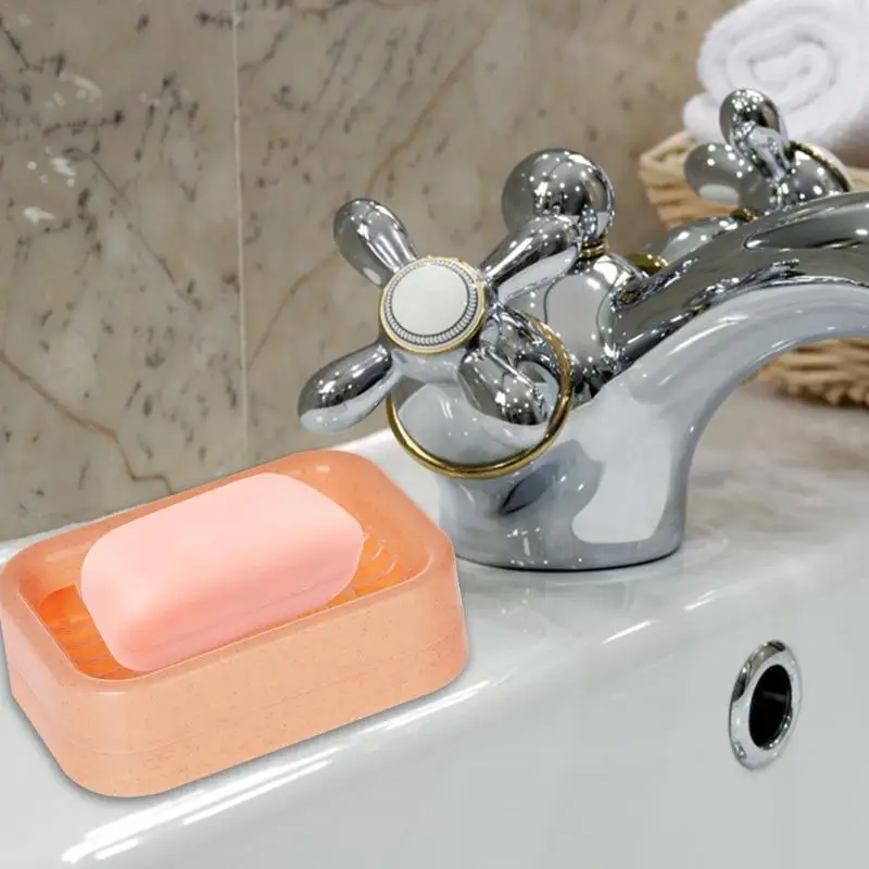 Portasapone portasapone da viaggio con strato drenante rimovibile portasapone da bagno a prova di perdite per lavabo piatto vasca da bagno piatto doccia