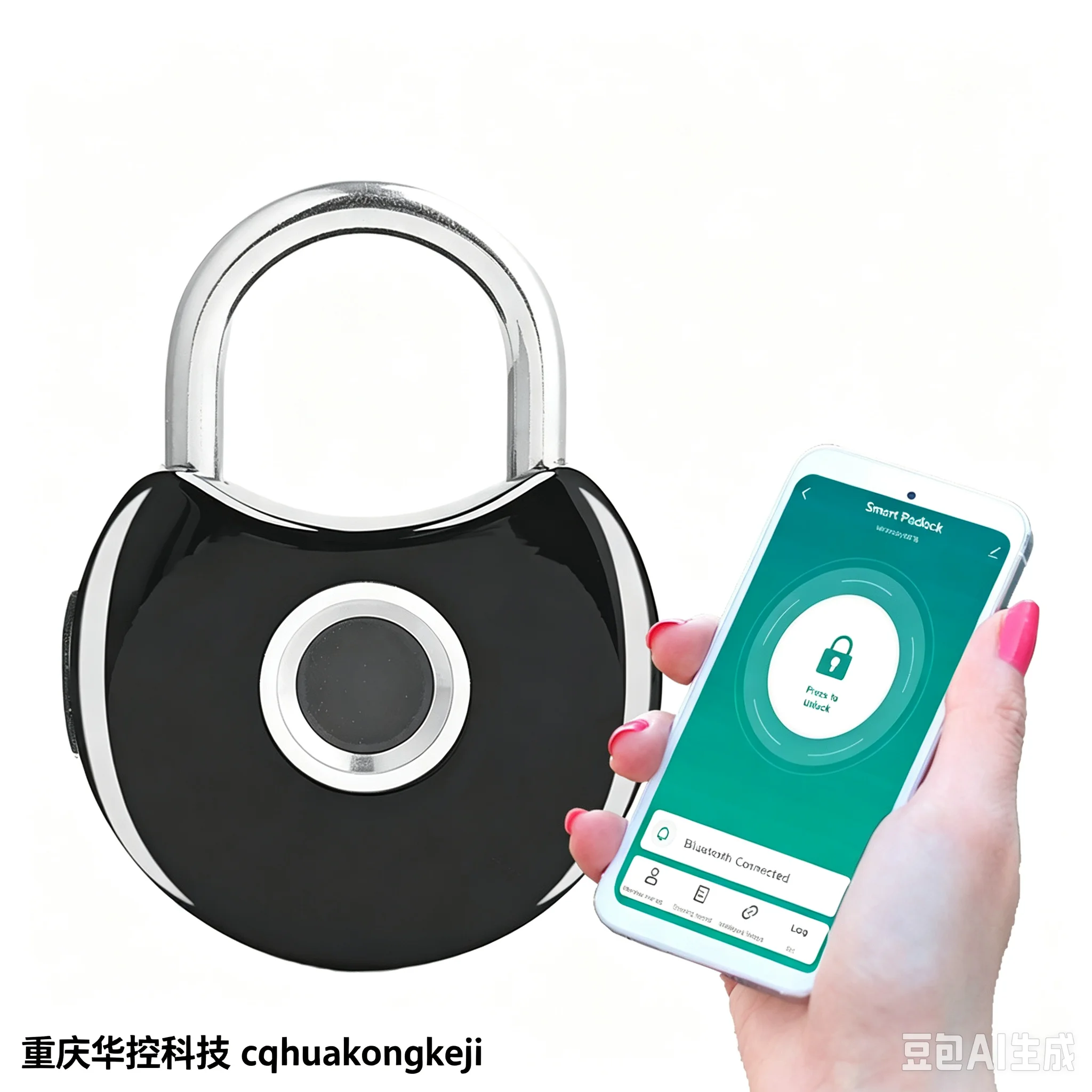Tuya APP Smart Fingerprint Padlock Waterproof USB Charging 0.2sec Unlock Portable Anti-theft Zinc Padlock
