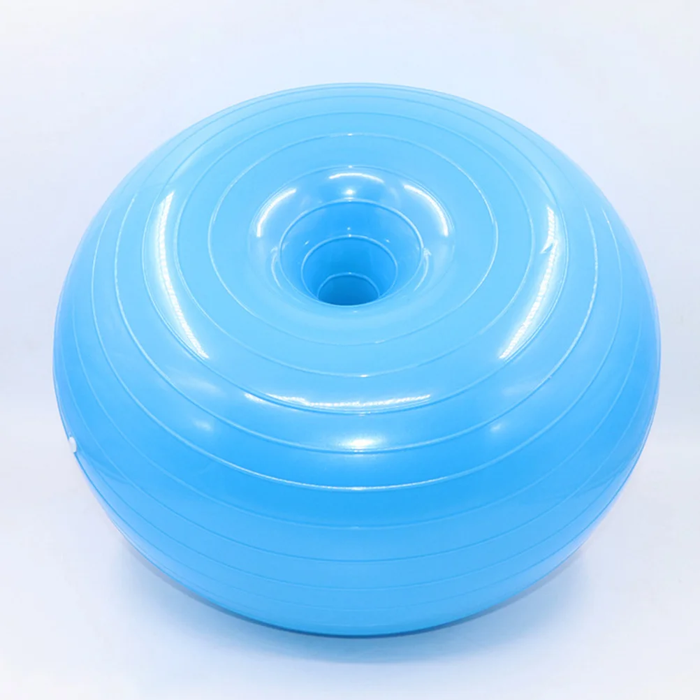 

Anti-Burst Pilates Exercise Ball High Grip Non-Slip Surface Perfect for Yoga Fitness Stability Training Blue Yoga Auxiliary Ball