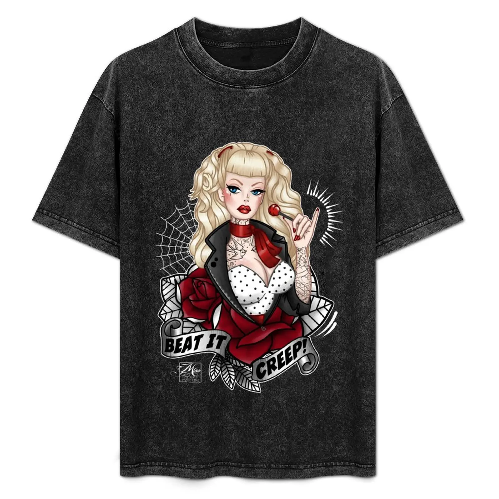 

Beat it Creep T-Shirt Work Casual Loose Fit T-Shirt