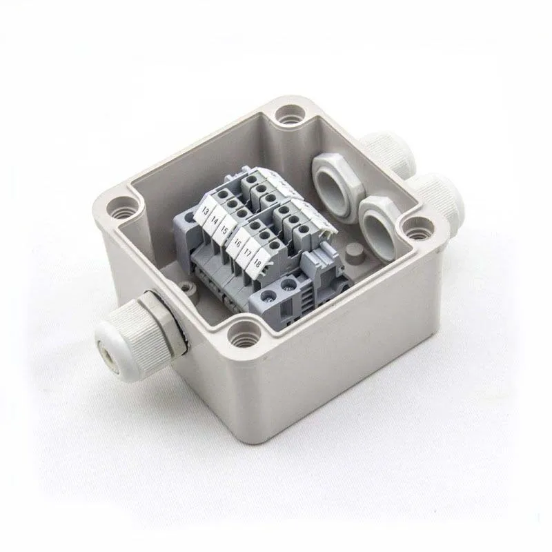 Outdoor waterproof junction box with terminals Outdoor rainproof circuit junction box High-power junction box