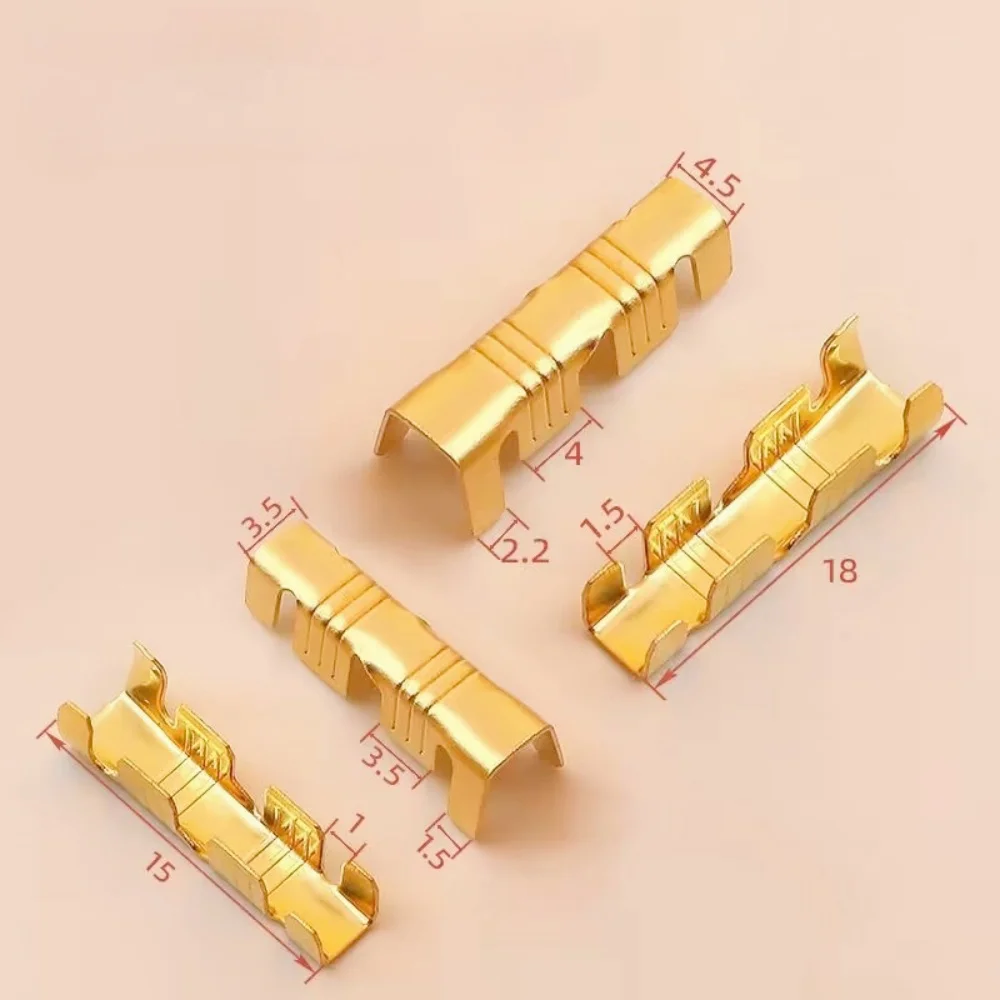 Automobile wire connection terminal crimping buckle 454A wire connector U-shaped cold press copper buckle nose quick wiring term