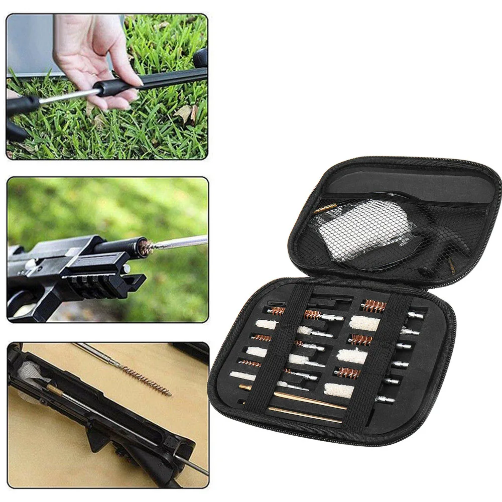 

Tactical Gun Cleaning Kit for Caliber Pistols 22 357 38 40 45 9 mm