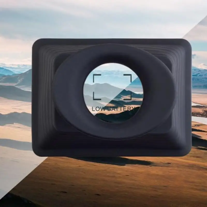 E56B Precise DSLR Screen Magnifier 3.2X LCD Sunshade Hood for Outdoor Photographers