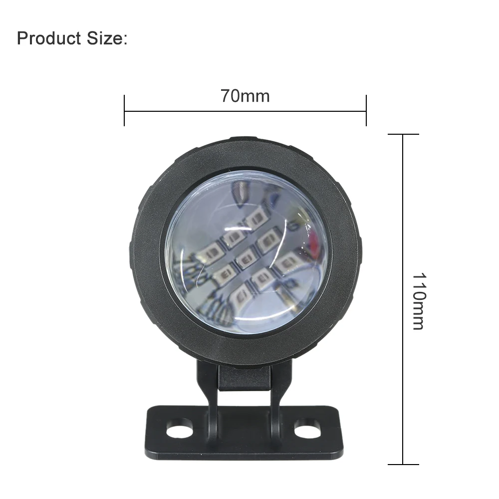 RGB LED نافورة مصباح مع جهاز التحكم عن بعد IP65 مقاوم للماء فلاش/ستروب/تتلاشى/السلس 4 تأثير الإضاءة الخفيفة لحوض السمك بركة #5