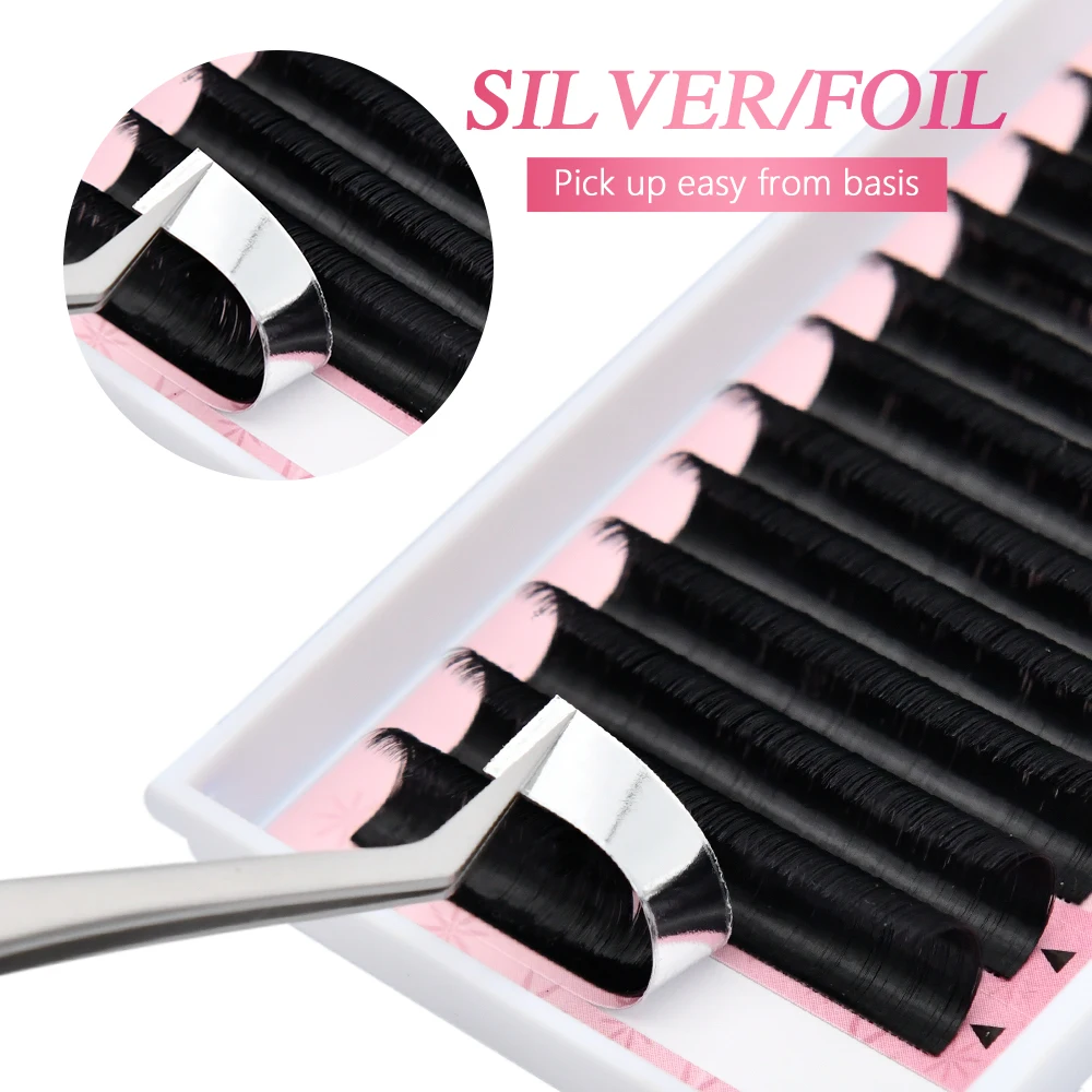 NICOO Easy Fan Blooming Lashes Individual Eyelashes Extension Mink Natural Soft Volume Easy Fanning Lashes False Eyelashes