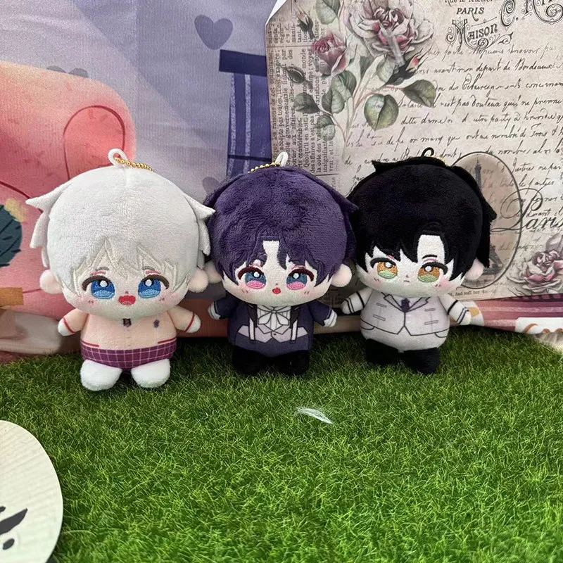 

Love and Deepspace Plush Keychain Set 3 Characters Zayne Rafayel Xavier 12cm Cute Cotton Anime Game Mini Bag Pendant Fans Gift