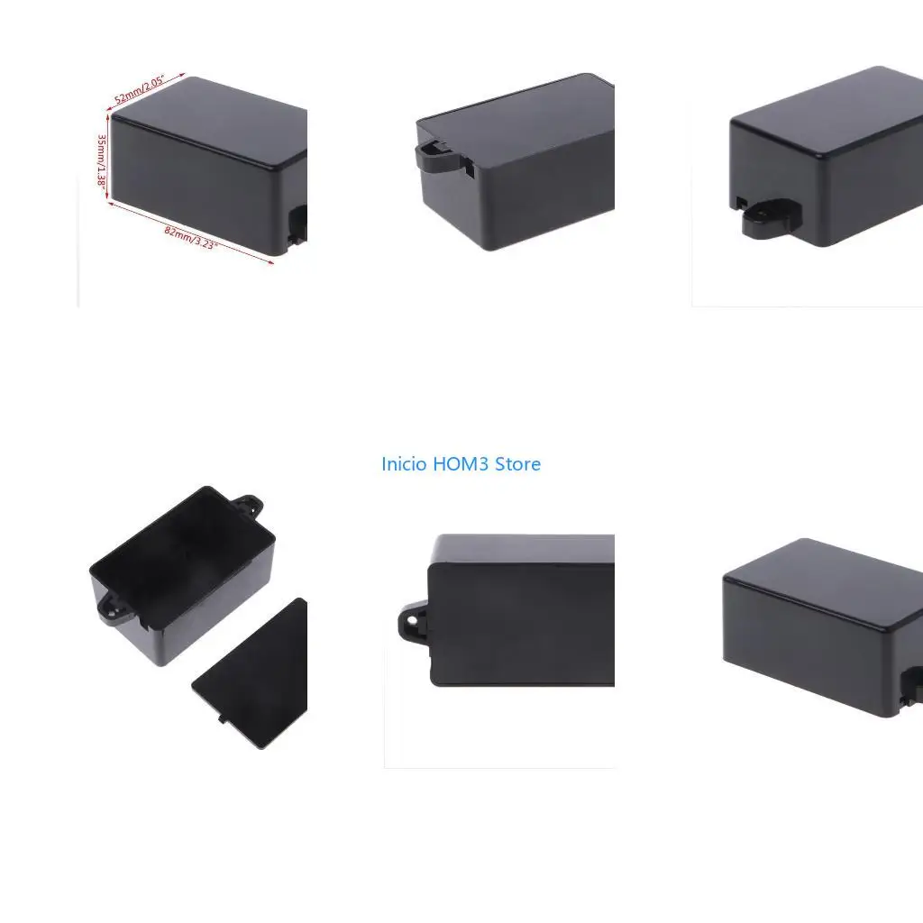 A5YD Waterproof Junction Box Plastic Power Enclosure Rectangle Electronic Project Case DIY Electronic Enclosure Box Durable