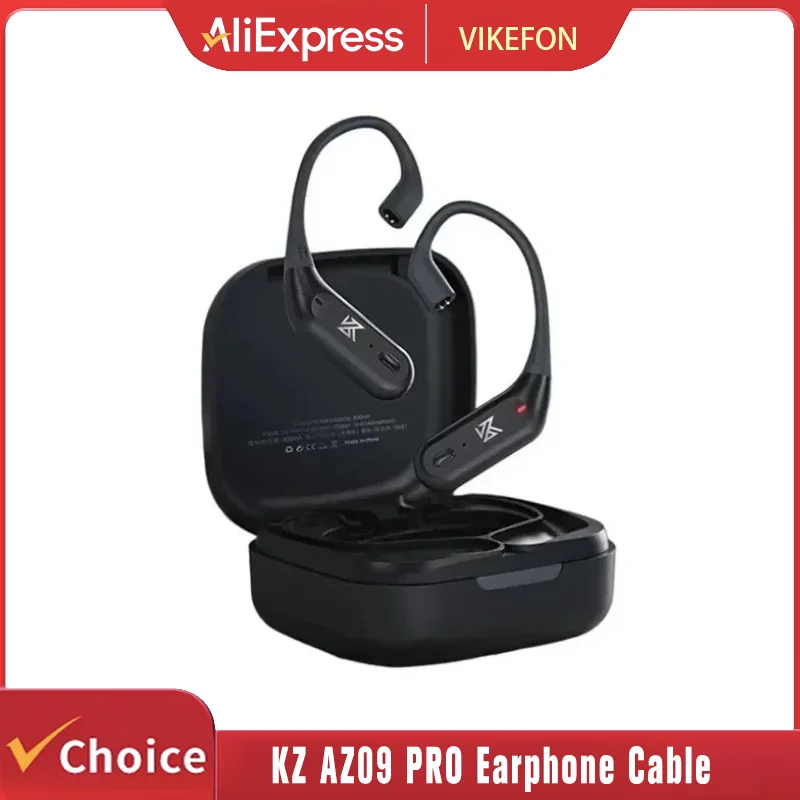 

Bluetooth 5.2 Earphone Cable KZ AZ09 PRO Upgrade Wireless Ear Hook For KZ ZAS ZAX ZSX AST ZS10 EDX PRO With Charging Case
