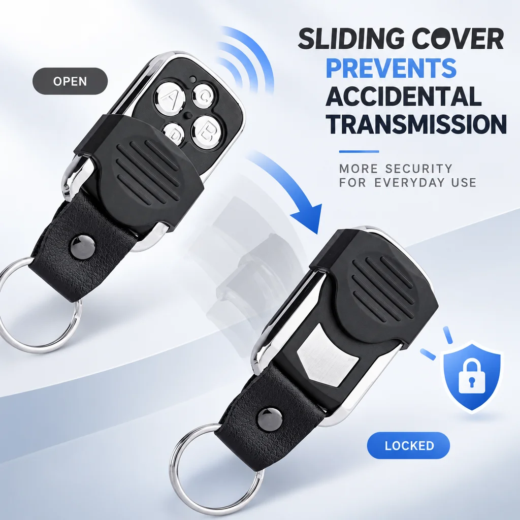 Garage Door Remote for LiftMaster TX4RUNI TX2REV 84335EML 94333E Handheld Transmitter 433.92MHz Motorlift ML510EV ML700EV