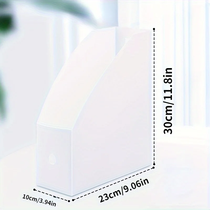 Desktop File Holder, Minimalist Style Student File Stand, Office File Box, Bookend, Stationery Organizer