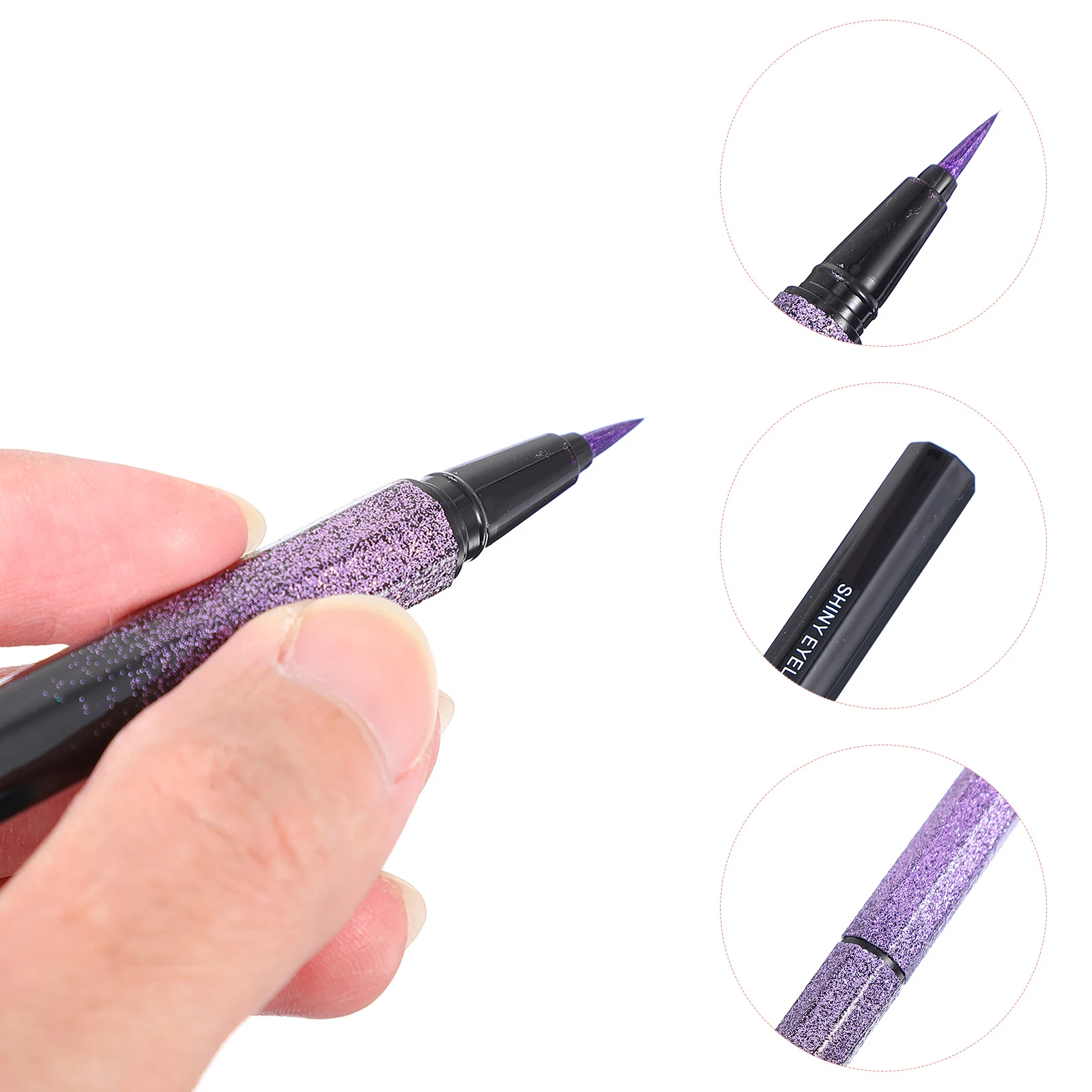

Pearly Eyeliner Pen Fast Dry Waterproof Long Lasting Thin Tip Plastic Pearl Luster Girl Eyeliner Makeup Style