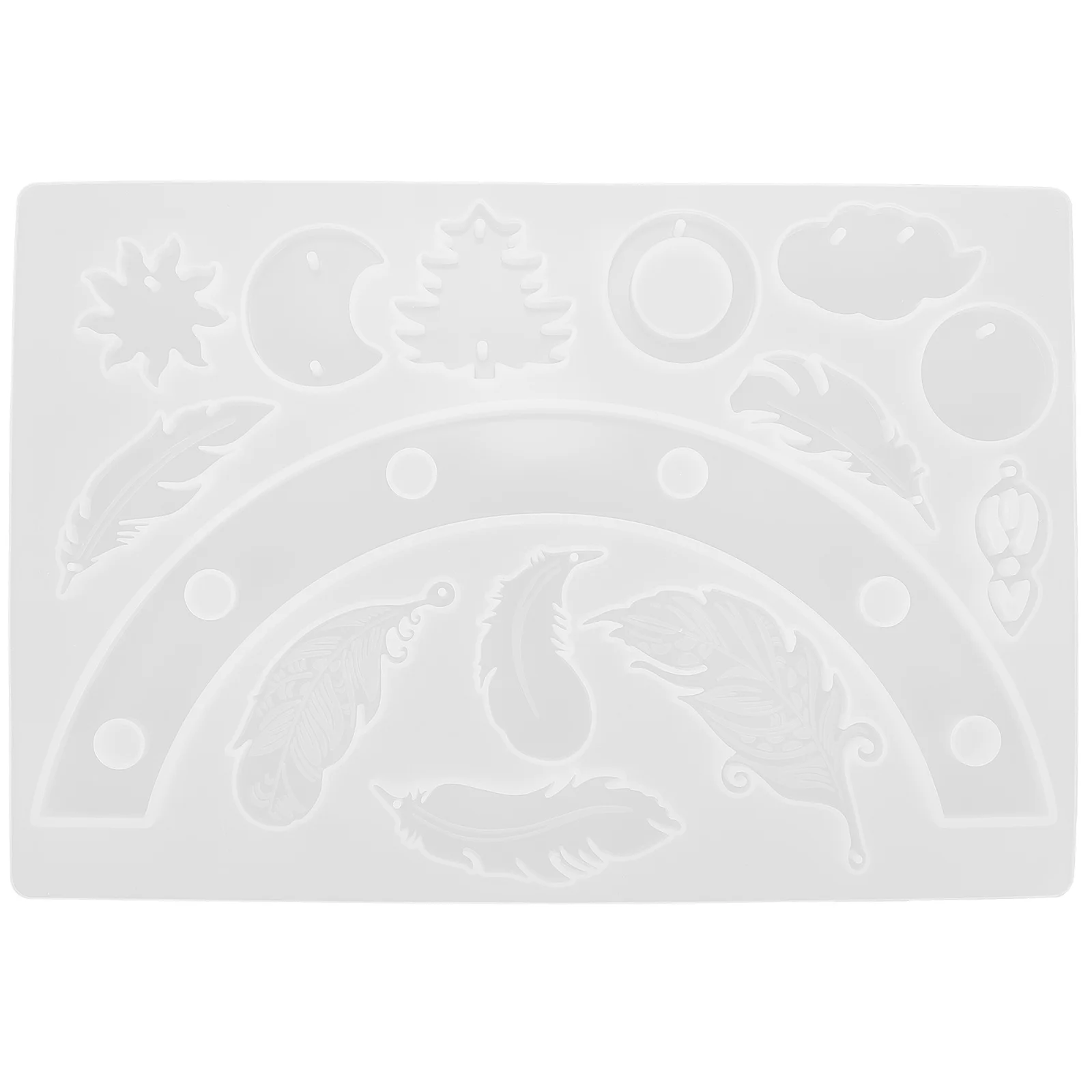 قالب جرس الرياح من السيليكون، لوازم مرنة يمكنك صنعها بنفسك أداة حرفية حرفية لتزيين صب الرياح المصنوعة يدويًا #1