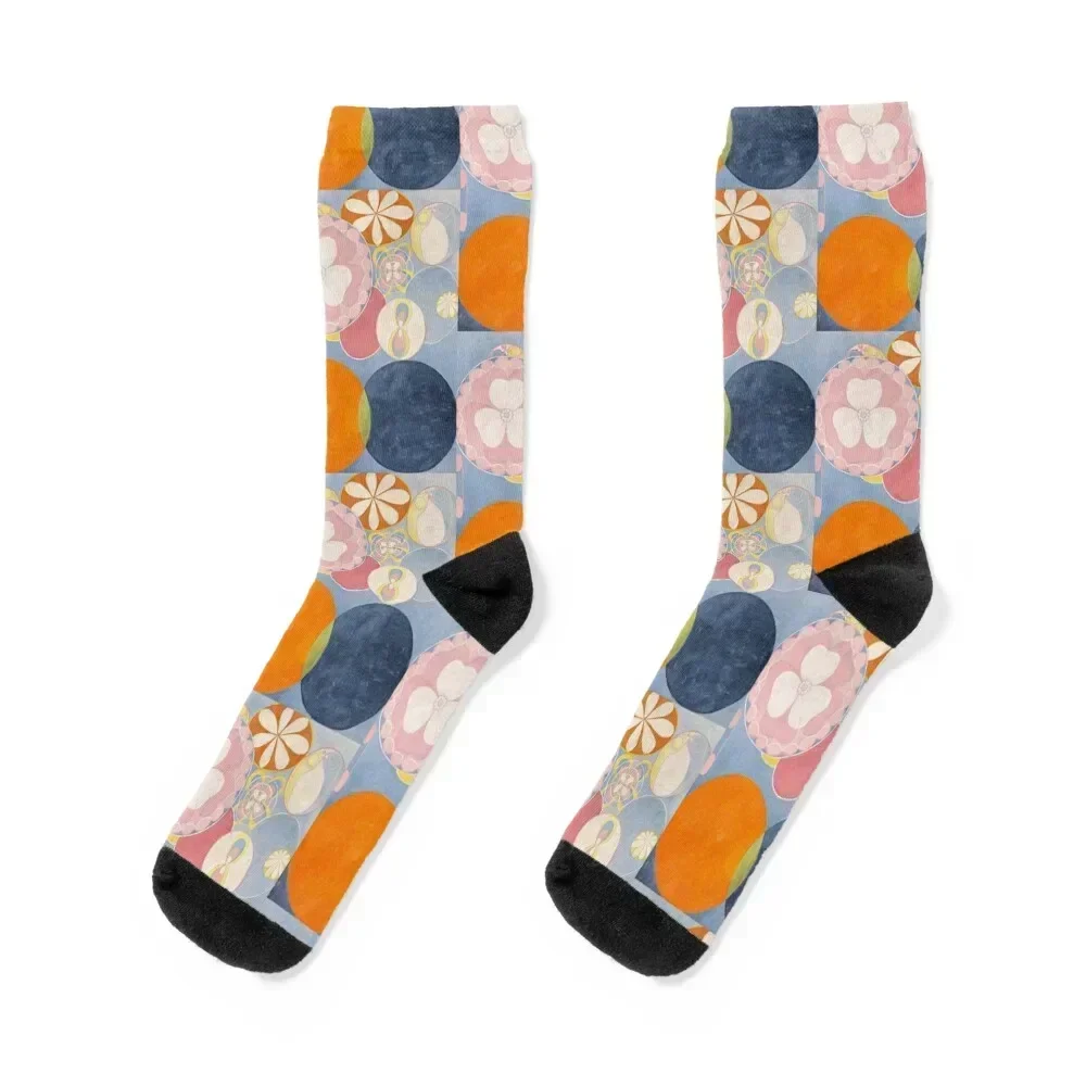 

Hilma af Klint - The Ten Largest, No. 02, Childhood - barnaldern, Group IV - 1907 Socks happy Mens Socks Women's