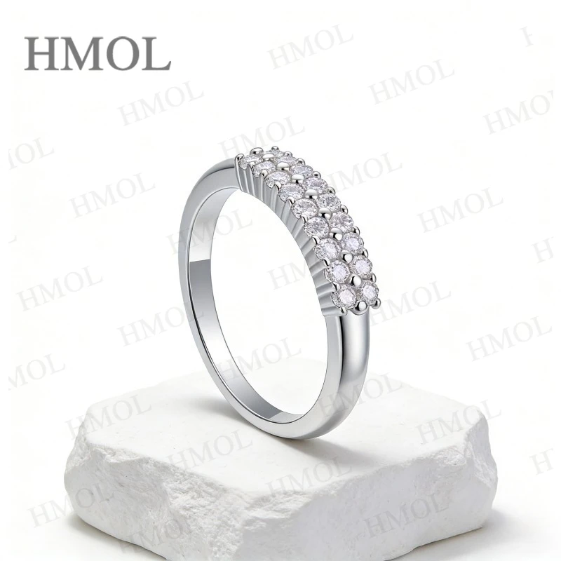 

Кольцо на заказ 1,5 мм с муассанитом, круглой огранки, цвет D, с сертификатом GRA, чистота VVS1, серебро 925 пробы, белое/желтое золото, сверкающее ювелирное украшение, подарок для женщин