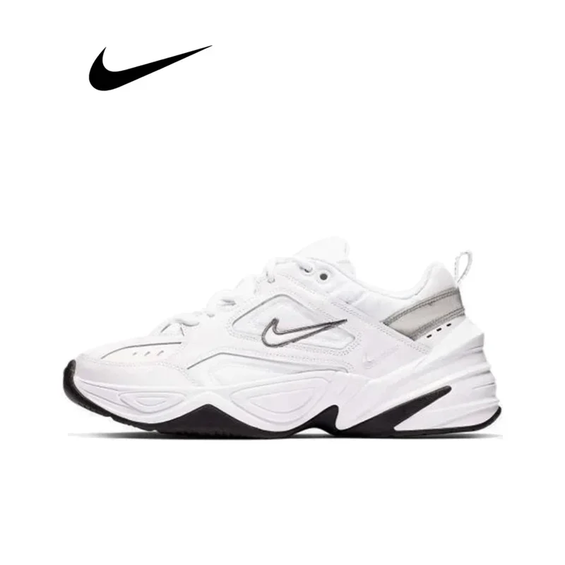 Nike M2K Tekno белый/светлый цвет унисекс для мужчин женщин бег папа низкая повседневная обувь кроссовки BQ3378-100