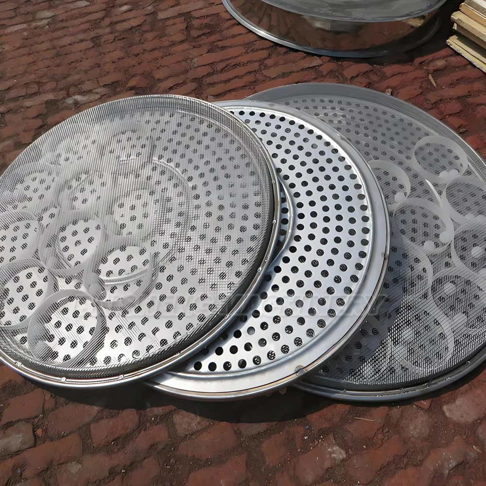 High Efficiency Circular Vibrating Screen for Powder and Granules, 1-5 Layers Available Flour Sieving Machine