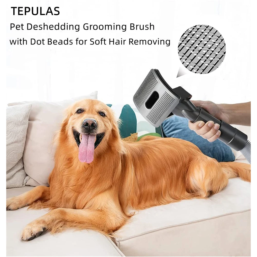 Dog Cat Pet Bed Brush Groom Tool Compatible for Dyson V7 V8 V10 V11 Vacuum Cleaner Accessories Vacuum Attachment