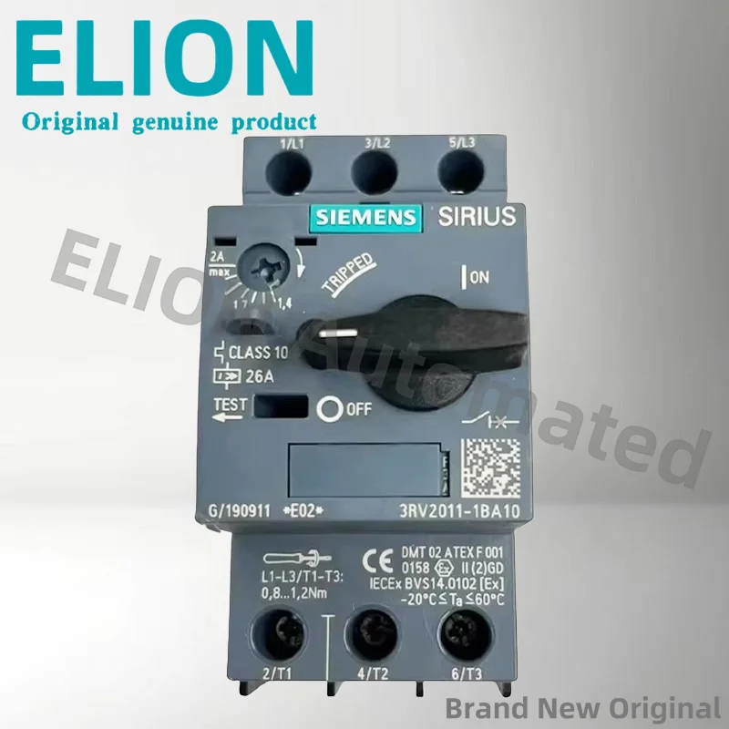 

Brand New 3RV2011-1BA10 3rv2011-1ba10 Thermistor Motor Protection Relay Original