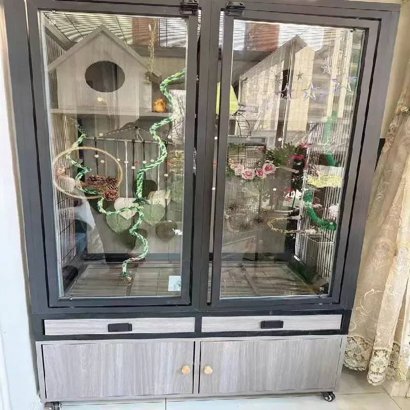 Bird cage extra large with net, outdoor large large peacock bird cage