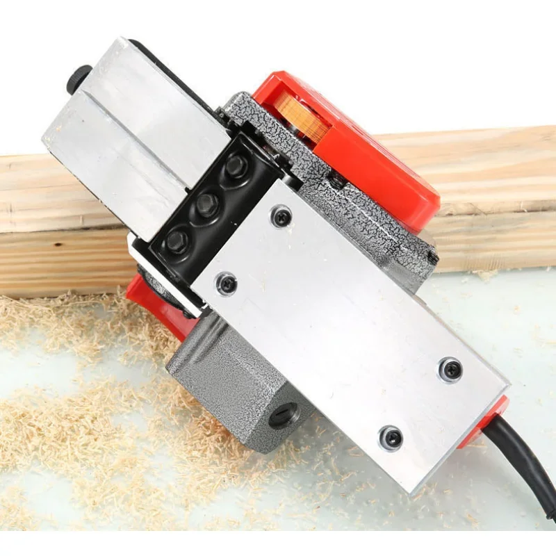 220V/1600W Desktop Electric Planer Portable Multi-Function Portable Planer Small Household Electric Planer Woodworking Tools