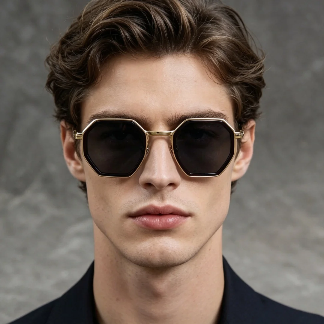 

BETSION Retro Punk Acetate Metal Sunglasses Frames UV400 Men Women Fashion Shades Spectacles Eyewear #2336