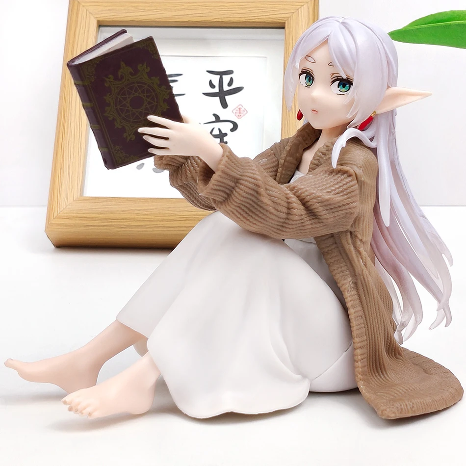12CM Frieren Beyond Journey's End Frieren Anime Figure Desktop Cute Night-suit Frieren Girl Action Figure Figurine Model Toys