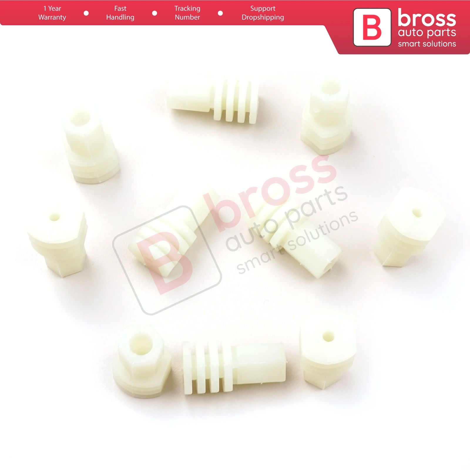 Bross Auto Parts BCP026 10 Pieces Cable End Rope Dowel for Window Regulator Winder Mechanism Type BCP026 Fast Handling