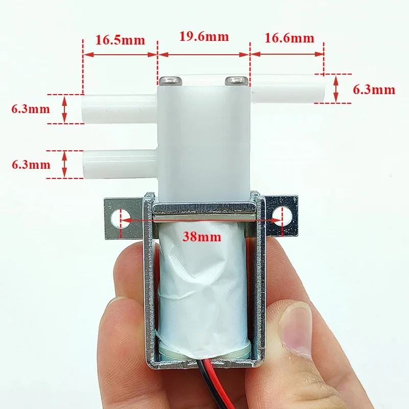 12V24V 2-Position 3-Way N/C N/O Mini Electric Solenoid Valve Micro Air Water Flow Control Valve DIY Dispenser Tea Coffee Machine