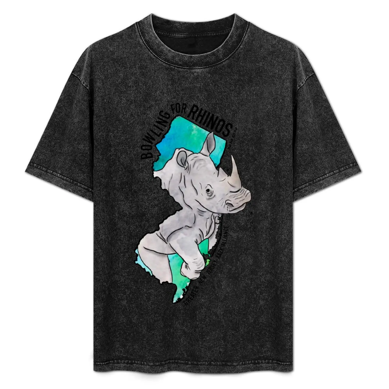 Bowling For Rhinos 2022 T-Shirt Fashion Pattern Printed Tee Shirt
