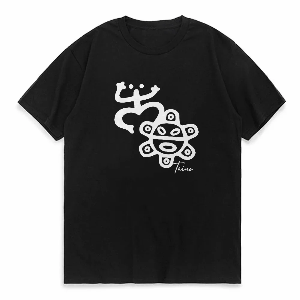 

Puerto Rican Sun & Frog Graphic T-Shirt Taino Symbol Shirt Coqui Frog Tee Short Sleeve Unisex Harajuku Summer Casual Tops tees